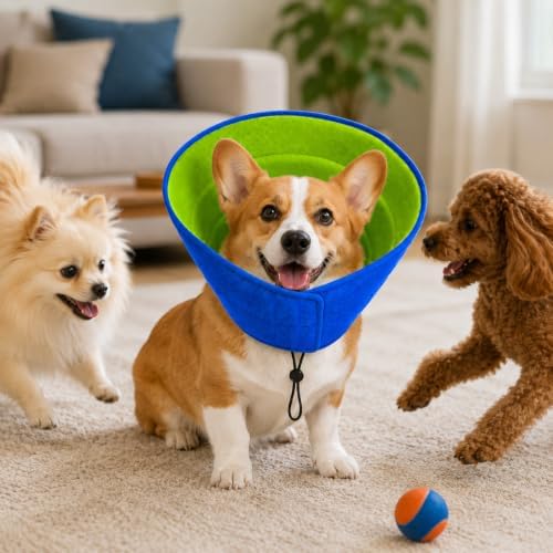 Soft Dog Cone Recovery Collars & Cones After Surgery for Large Dogs - Image 6