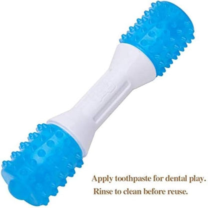 Puppy Teething Chew Toys up to 88 Lbs Dog Dental Chew Toys for Gentle Chewers Promotes Dental Health Reduces Teething Discomfort Boredom Freshen Breath Made W/PU Rubber 7 Inches