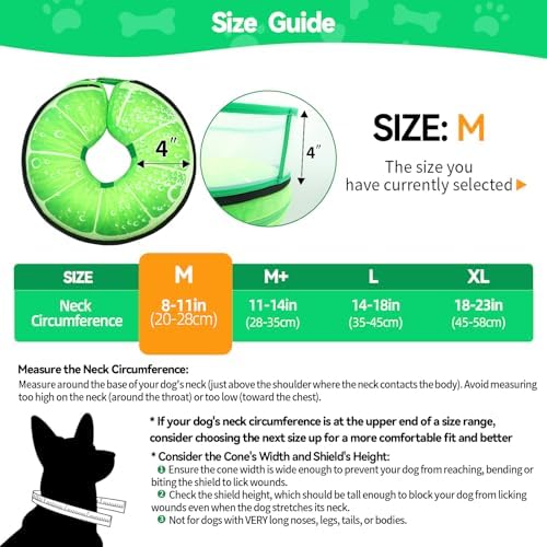 Upgraded Inflatable Dog Cone Collar to Stop Licking, Soft Dog Donut Collar - Image 3