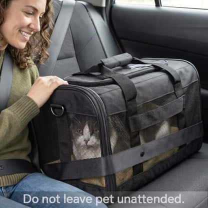 Conlun Dog Carrier Soft Sided, Large Cat Carrier up to 20 Lbs,Turq L - Image 4