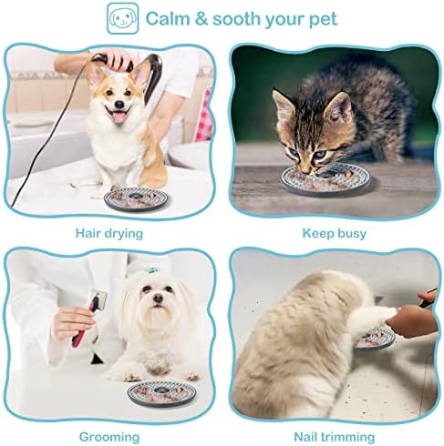 Avont Lick Mat for Dogs, Cats - Dog Crate Lick Mat Slow Feeder - Image 5