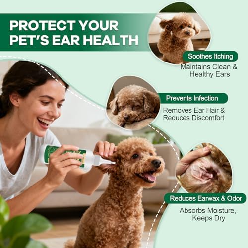 Dog Ear Powder 30g with Zinc Oxide for Easy Ear Hair Removal - Image 4