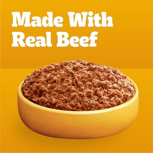 Pedigree Chopped Dinner Wet Dog Food Pouch, Beef & Bacon, 3.5 oz, 16 Count - Image 5