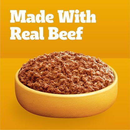 Pedigree Chopped Dinner Wet Dog Food Pouch, Beef & Bacon, 3.5 oz, 16 Count - Image 5