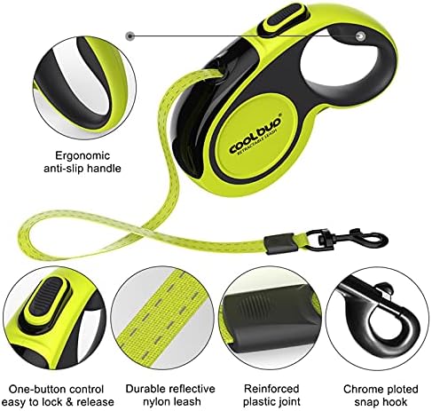 360° Tangle-Free,Heavy Duty Retractable Dog Leash with Anti-Slip Handle - Image 3