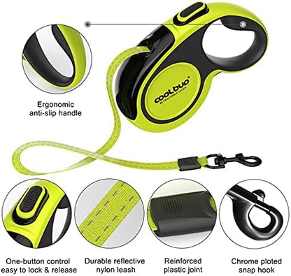 360° Tangle-Free,Heavy Duty Retractable Dog Leash with Anti-Slip Handle - Image 3