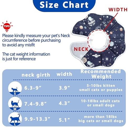 Soft Adjustable Cat Cone Collar, Comfortable Cat Recovery Collar - Image 2