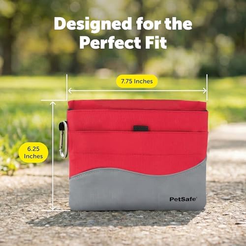 PetSafe Dog Treat Pouch Sport, Red, Standard, 7.5 in L x 6.5 in H - Image 5