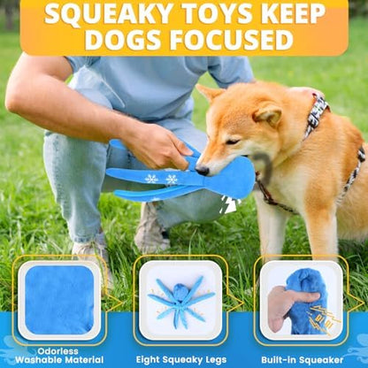 LOYEE 8 Pack Puppy Toysfor Small Dogs, Luxury Dog Chew Toys with Squeaky Plush Toys, Rope Toys and Ball, Teething Toys for Puppy Supplies - Image 2
