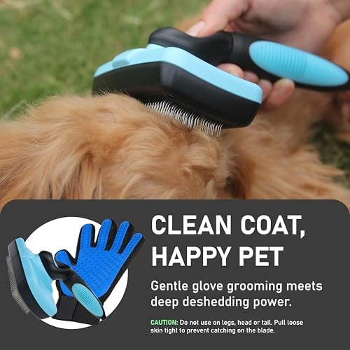Maxpower Planet Pet Grooming Brush, Shedding Undercoat Rake, Dogs - Image 6