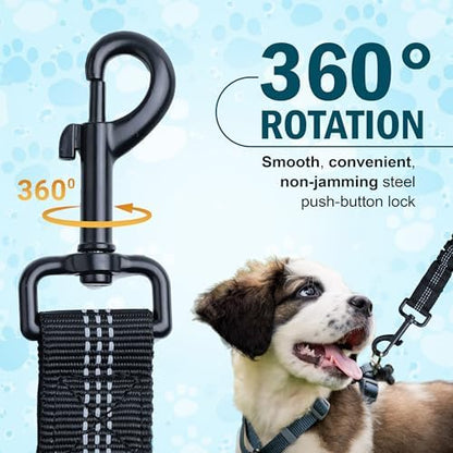 Hands Free Dog Leash for 2 Dogs, Waist Leash with Dual Bungee - Image 4