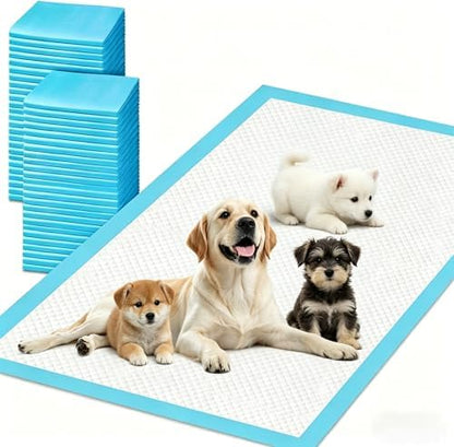 XXXXL Puppy Pee Pads for Dogs 36"x47" 50 Count, Extra Large Dog Pee Pads, Leak-Proof & Super Absorbent Dog Pee Pads, Thicken Disposable Potty Pads Puppy Training Pads for Cats Rabbits by Unknown