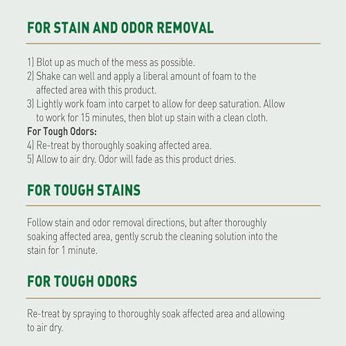 Nature's Miracle Urine Destroyer, 17.5 Ounces | Foaming Aerosol | For Dogs | Pack of 2 | For Tough Urine Messes - Image 4