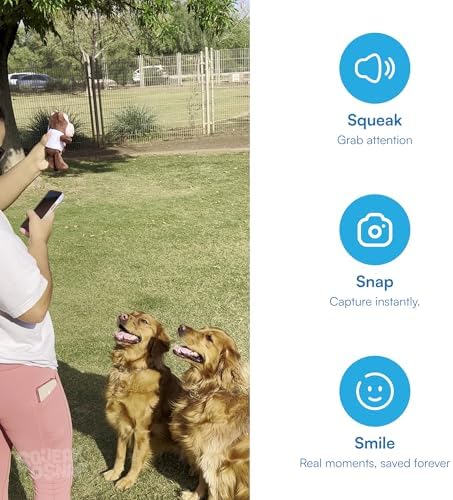 Dog Camera Attention Grabber, Gift for Pets, Photo Prop for Pet Photography, Baby and Newborn Photos, Plush Squeaker Bluetooth Shutter Release Remote, Attention Getter, iPhone & Android - Image 6