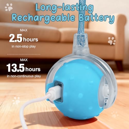 Interactive Automatic Cat Toy Ball-USB Rechargeable，Motion Activated Toy - Image 5