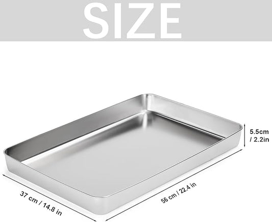Yangbaga Stainless Steel Reusable Litter Tray, Compatible with Petsafe Scoop-Free Self-Cleaning Litter Box, Efficient Poop Collecting Design, Odor Control & Rust-Proof, Money-Saving Litter Box