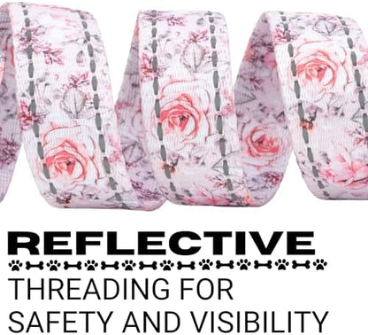 EcoBark Floral Dog Leash, Soft & Reflective Durable Walking Pet Lead - Image 5