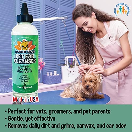 Bodhi Dog Ear Cleaner Solution for Dogs & Cats - Aloe Vera Ear Cleanser, Gentle, Safe for Ear Health - Removes Dirt, Wax & Debris - Prevents Odor & Irritation - Made in USA (8 Fl Oz) - Image 4