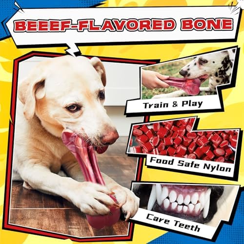 Zeaxuie 12-Pack Dog Toys for Aggressive Chewers,Dog Toys for Large Dogs - Image 4