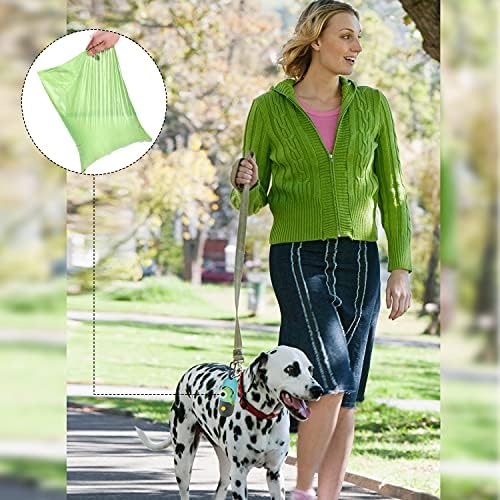2 Pack Dog Poop Bag Dispenser with Built-in LED Flashlight, Pet Waste Bag Holder for Leash with Carabiner Clip for Lead Leash, 2 Rolls Leak-proof Doggy Waste Bags for Dog Walking, Blue,Eliamo - Image 6