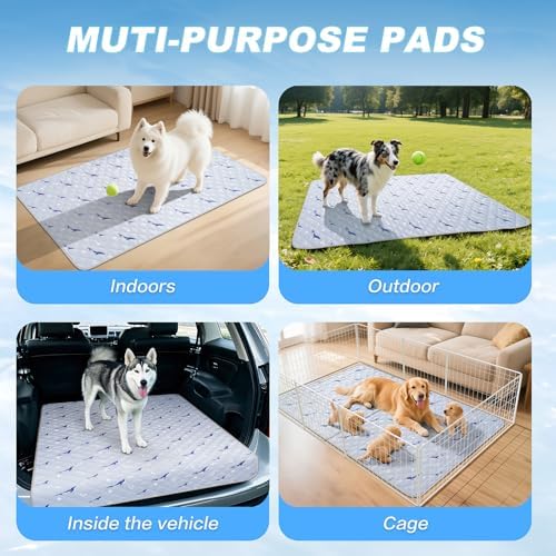 Cooling Mat for Dogs, Cooling Mat for Cats, Breathable Gel-Free, 39 x 58 In - Image 6