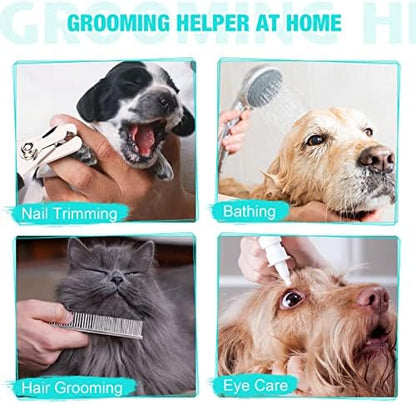 ATESON Dog Grooming Hammock - Upgrade Pet Grooming Harness for Nail Trimming (L 50lb), Dog Sling for Nail Clipping, Dog Hanging Holder Hanger for Cutting Nail with Nail Clippers - Image 6