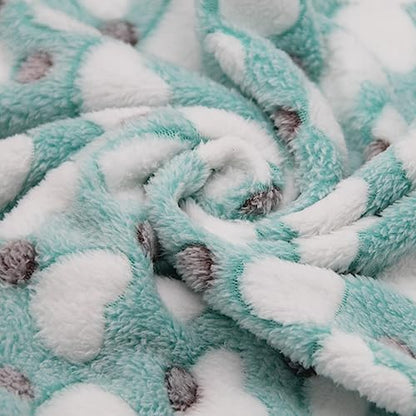 1 Pack 3 Puppy Blankets Super Soft Warm Sleep Mat Love Print Blanket Fluffy Fleece Pet Blanket Flannel Throw Dog Blankets for Small Dogs Puppy Dogs Fluffy Cats,Mix Love-Large(40"x30") - Image 5