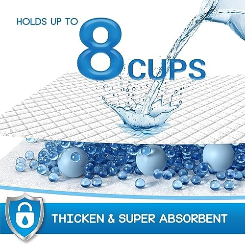 CROCI XXL Puppy Pads with Adhesive Tabs Disposable Pee Pads 30x36in 40Ct - Image 3