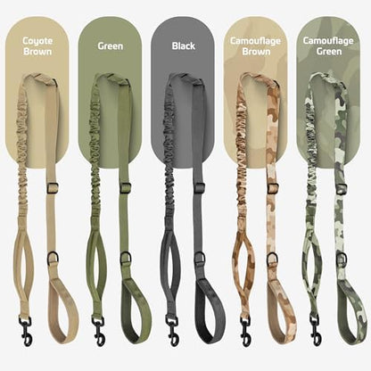 Forestpaw Tactical Dog Leash for Large Dogs, Black, 4-5FT - Image 2