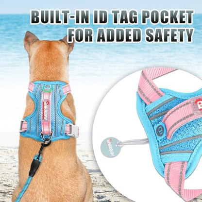 BARKBAY Dog Harness for Small Sized Dog No Pull Dog Vest ID Tag Pocket - Image 2