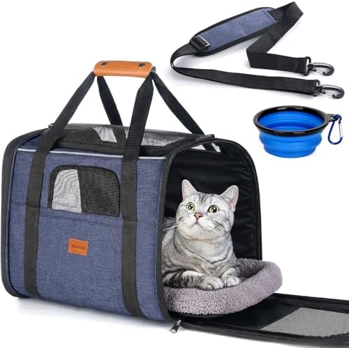 Morpilot Cat Carrier Soft for Large Medium Cats and Puppy up to 18lbs by Morpilot