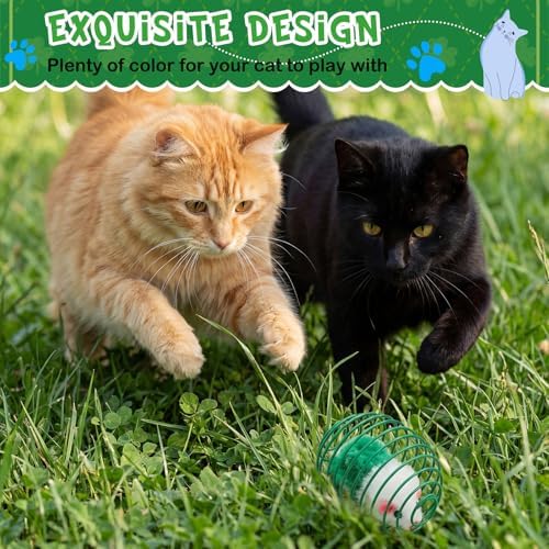Jecery 5 Pcs Cat Toys Spring,Mouse,Green - Image 4