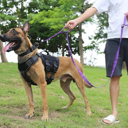 ICEFANG Tactical Dog Leash with Quick-Release Metal Clasp,Bungee-Dog Lead - Image 2