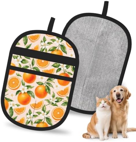 Oranges Pet Hair Removal Glove Brush Pet Hair Remover Tool for Carpet by Unknown