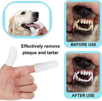 30 PCS Dog & Cat Toothbrush - Washable, Comfortable & Durable 2 Finger Toothbrush Set - Image 3