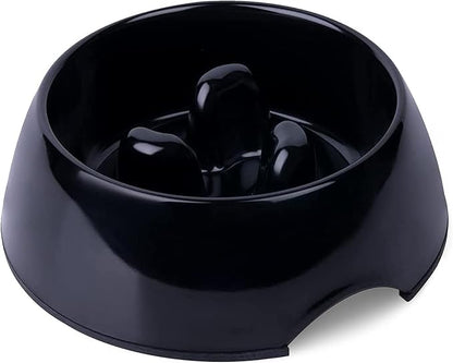 Super Design Slow Feeder Dog Bowl, 1 Cup(Holds Approx. 300ml), Non-Slip, Heat-Resistant, Sturdy, Dishwasher Safe, Suitable for Large Dogs