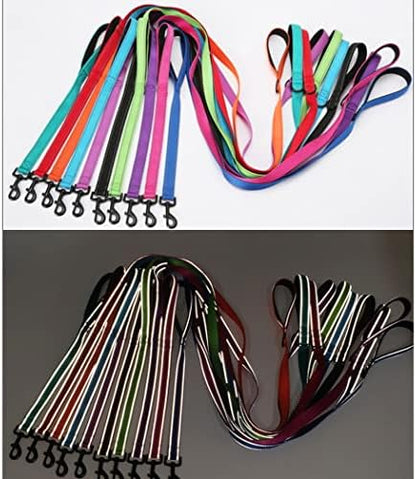 4FT Dog Leash Double Handle, Reflective Dog Lead Traffic Handle, Purple - Image 4