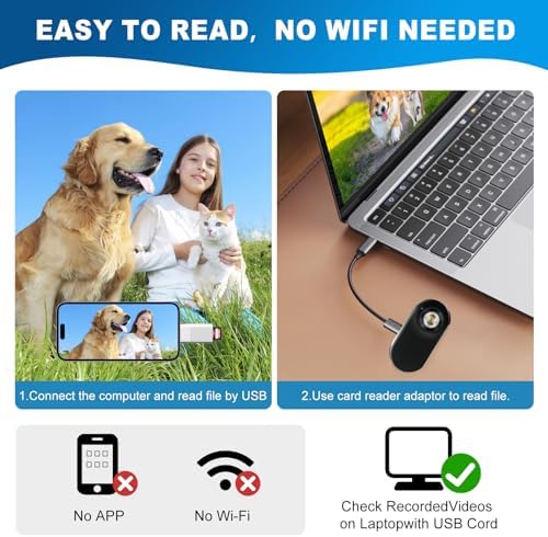1080P Cat Camera Collar - Wireless Mini Sport Cam with Video Recording, Small Action Camera for Pet Supplies, Indoor/Outdoor Body Cam for Cats（Black Standard） - Image 7