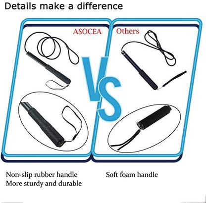 ASOCEA Dog Extendable Teaser Wand Pet Flirt Stick Pole Puppy Chasing Tail Interactive Toy for Small Medium Large Dogs Training Playing Exercise - Image 5