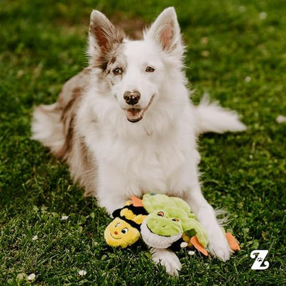 ZippyPaws Squeakie Crawler No Stuffing Dog Toy to Keep Them Busy - 11" - Image 6