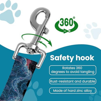 Adjustable pet cat and Dog car seat Belt，The Lanyard is Flexible and Adjustable from 20 to 33 inches (Black Lightning) - Image 3