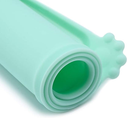 Silicone Waterproof Dog Cat Pet Feeding Mats, Non Slip, Easy Clean Pet Dog Cat Bowl Mats Placemat (24" x 16") Green