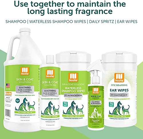 Nootie Cucumber Melon Pet Shampoo for Dogs & Cats, Aloe & Oatmeal - Image 6