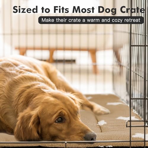 Mora Pets Dog Crate Pad Washable Puppy Dog Bed for Crate Flat Kennel Mat - Image 5