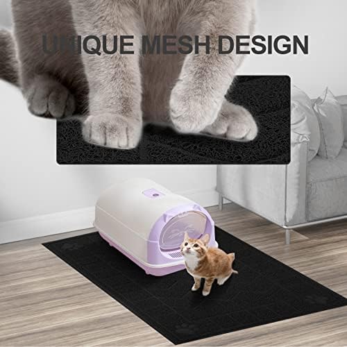 Cat Litter Box Mat, 47" x 35" Large Waterproof Litter Trapping Mat - Image 6