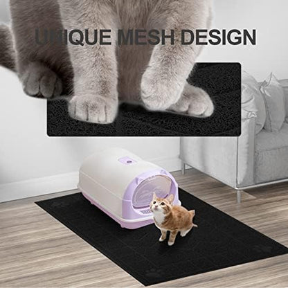 Cat Litter Box Mat, 47" x 35" Large Waterproof Litter Trapping Mat - Image 6