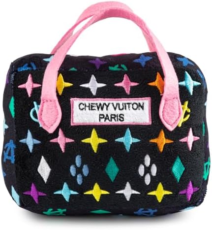 Haute Diggity Dog Chewy Vuiton Handbag Plush Dog Toy, Designer Parody Toy by HauteDiggityDog