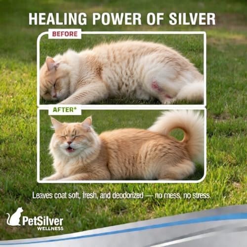 PetSilver Waterless Cat Shampoo, Sensitive Skin, Fragrance-Free, 5 fl oz - Image 5