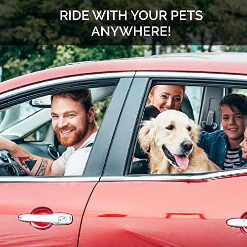Dog Seat Belt Pet Dog Cat Car Seatbelt Safety Tether - 2 Pack - Adjustable Harness Belts Pet Leash - Heavy Duty Nylon Seatbelts - Universal Fit Cars Truck SUV - Image 4