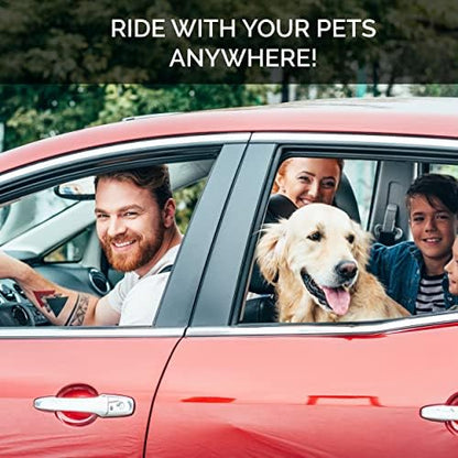 Dog Seat Belt Pet Dog Cat Car Seatbelt Safety Tether - 2 Pack - Adjustable Harness Belts Pet Leash - Heavy Duty Nylon Seatbelts - Universal Fit Cars Truck SUV - Image 4
